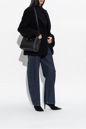 ROTATE Suede heeled ankle boots