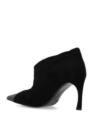ROTATE Suede heeled ankle boots