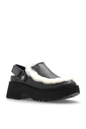 UGG Zuecos de cuero "W ESMEE LEATHER CLOG"