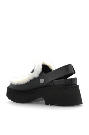 UGG Zuecos de cuero "W ESMEE LEATHER CLOG"