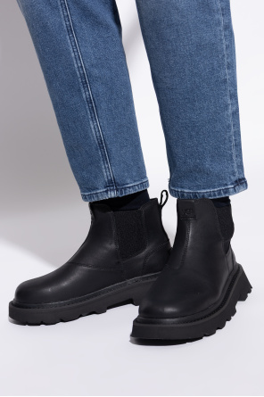 Botines tipo chelsea de cuero con suela gruesa "m chelsea lug leather" od UGG