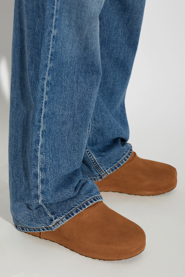 UGG Suede ‘Enwrap Clog’ wedge shoes