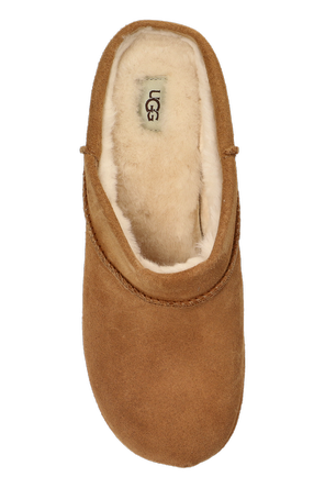 UGG Suede ‘Enwrap Clog’ wedge shoes