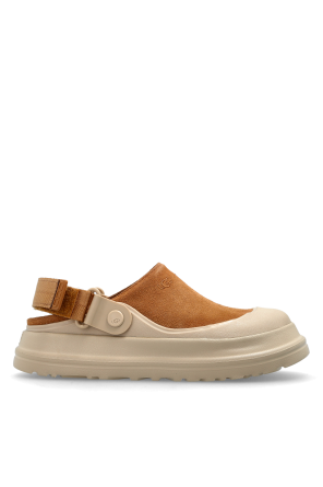 "GOLDENGLOW SUEDE CLOG" shoes