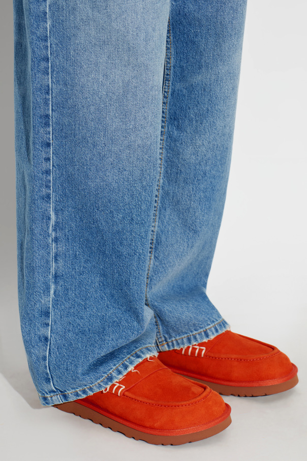 UGG Orange slip-on loafers