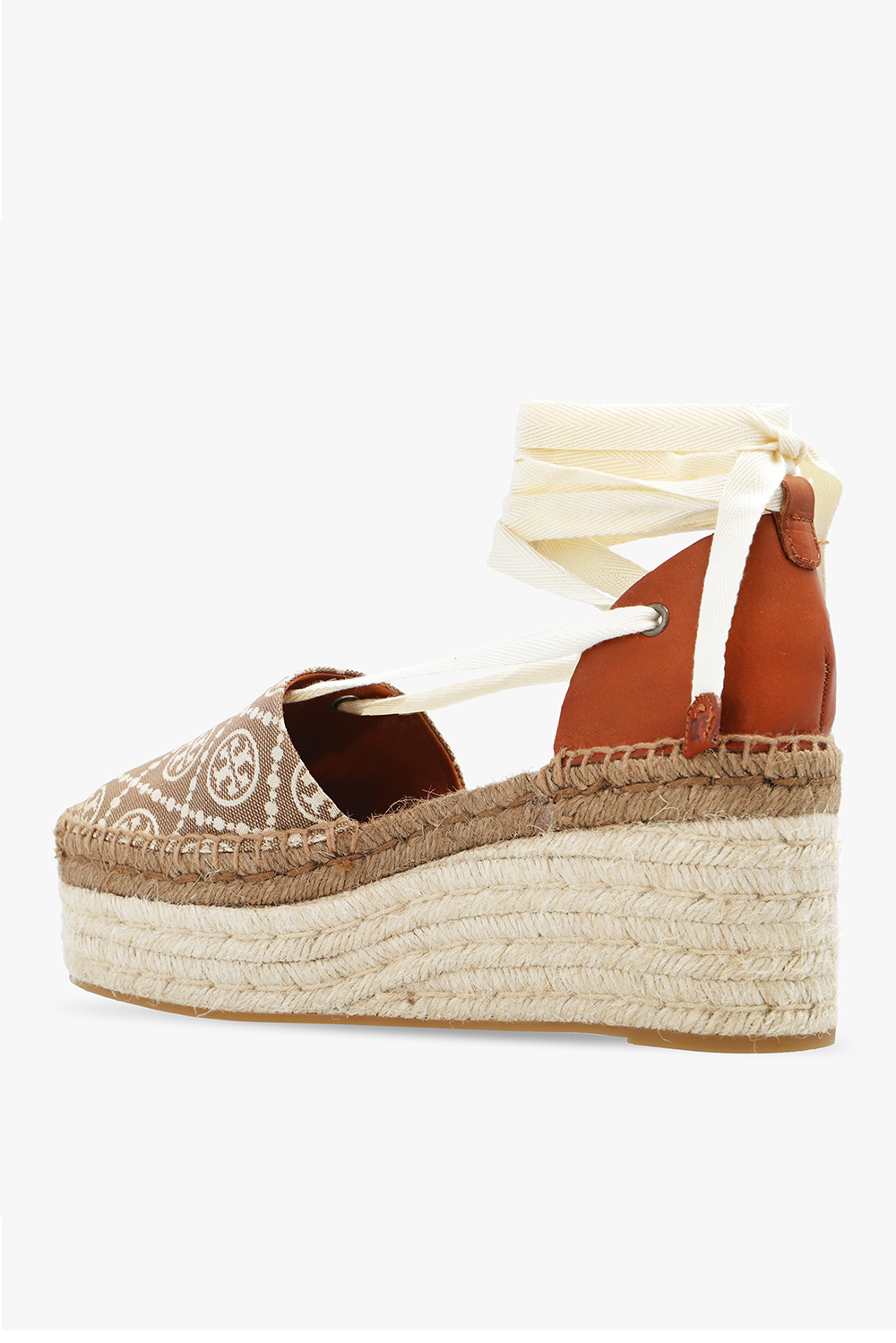 Tory Burch ‘T Monogram’ wedge espadrilles