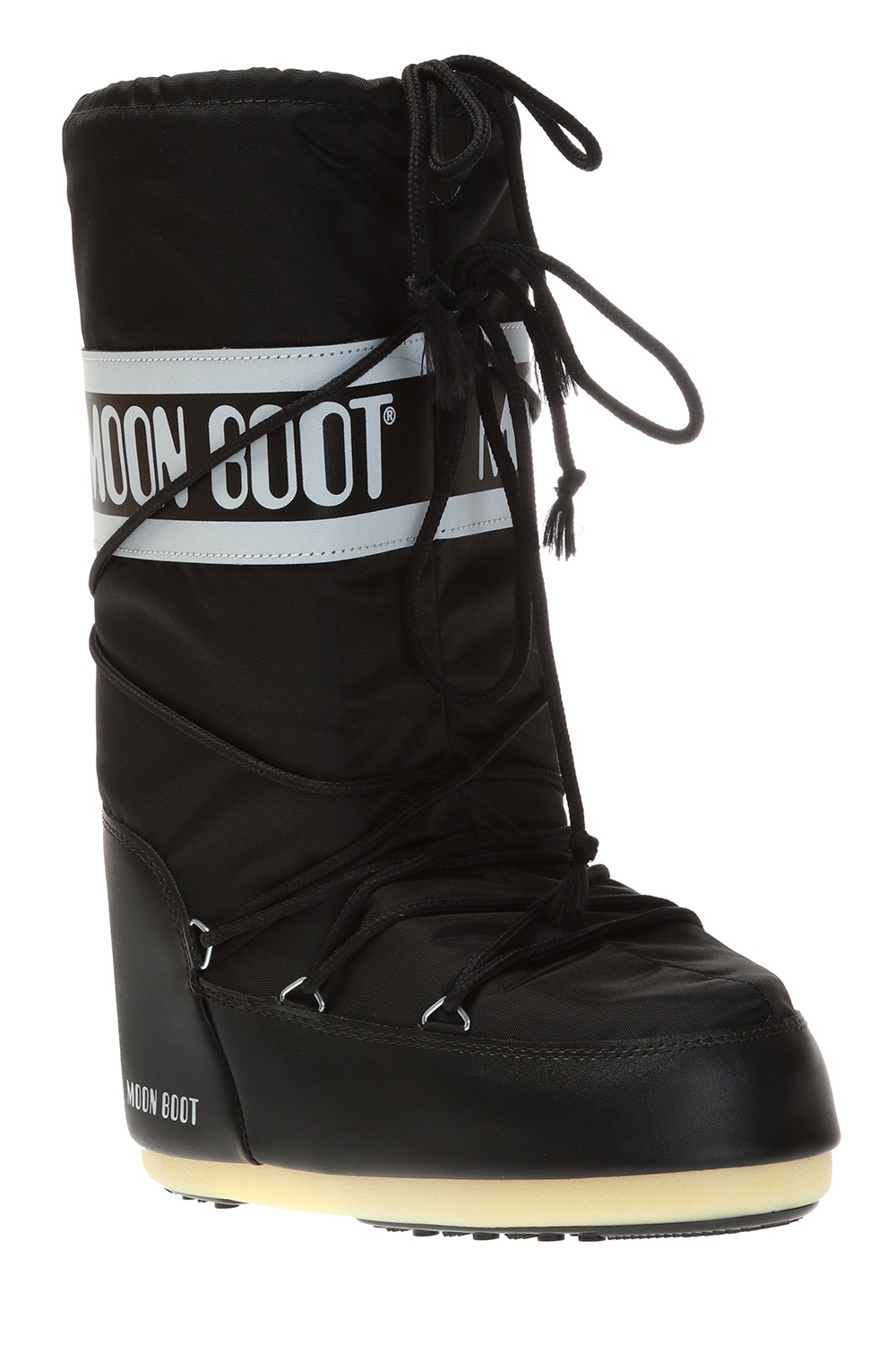 Moon Boot 'Boots stringati castano marrone scuro