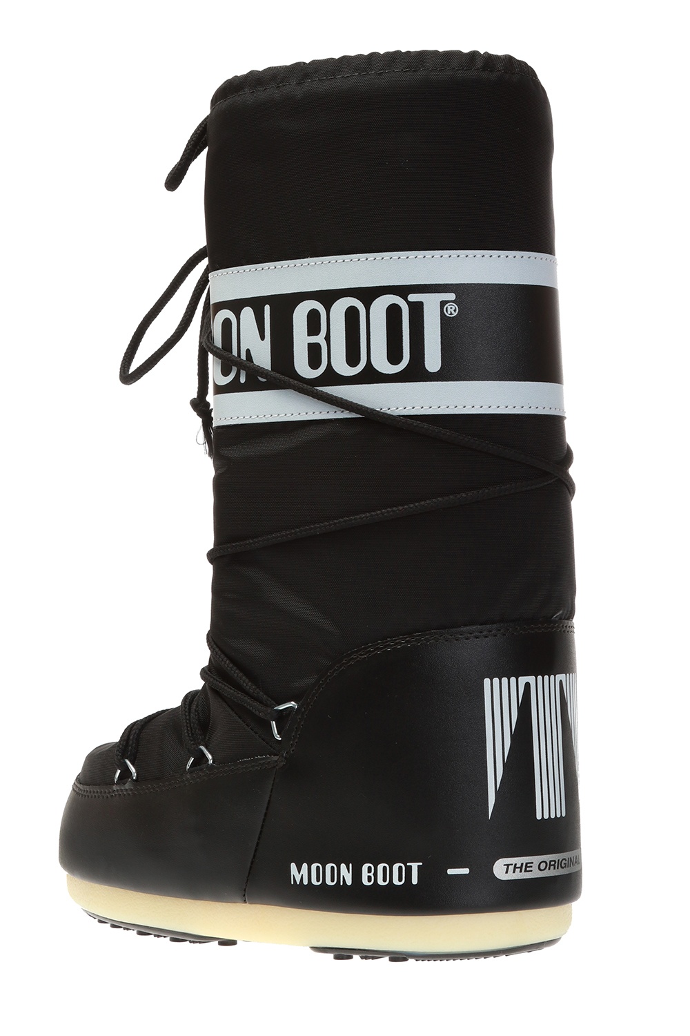 Moon Boot 'Boots stringati castano marrone scuro