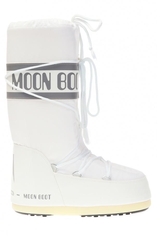 Moon Boot 'Contrast-Stitch ankle boots Black