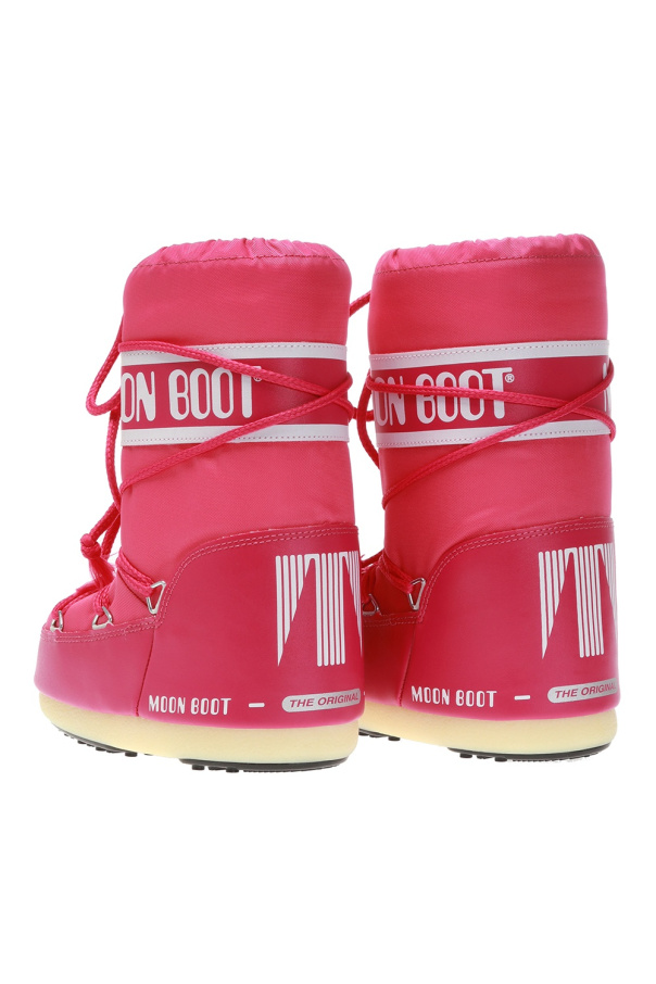 Moon Boot Kids 'Make it these Lurrey cut-out high heel boots
