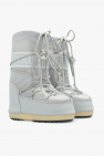 Moon Boot Kids GREY ‘Icon Nylon’ snow boots