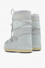 Moon Boot Kids GREY ‘Icon Nylon’ snow boots