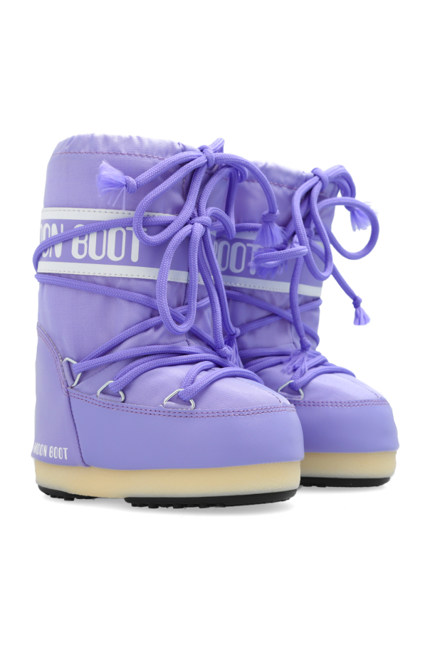 Crusher chunky panelled boots ‘Icon Nylon’ snow boots