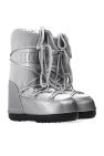 Moon Boot Kids SILVER ‘Glance’ snow boots