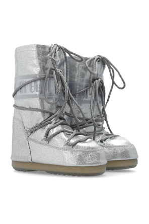 ‘icon’ snow boots od Stradivarius padded dad sandals in cream