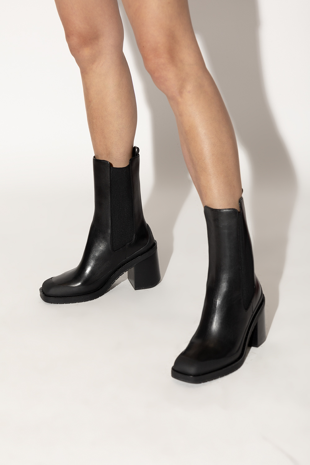 Black 'Expedition' heeled ankle boots Tory Burch - Vitkac KR