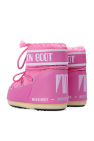 Moon Boot Kids PINK ‘Classic Low’ snow boots