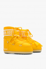 Moon Boot Kids YELLOW ‘Icon Low’ snow boots