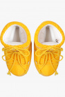 Moon Boot Kids YELLOW ‘Icon Low’ snow boots