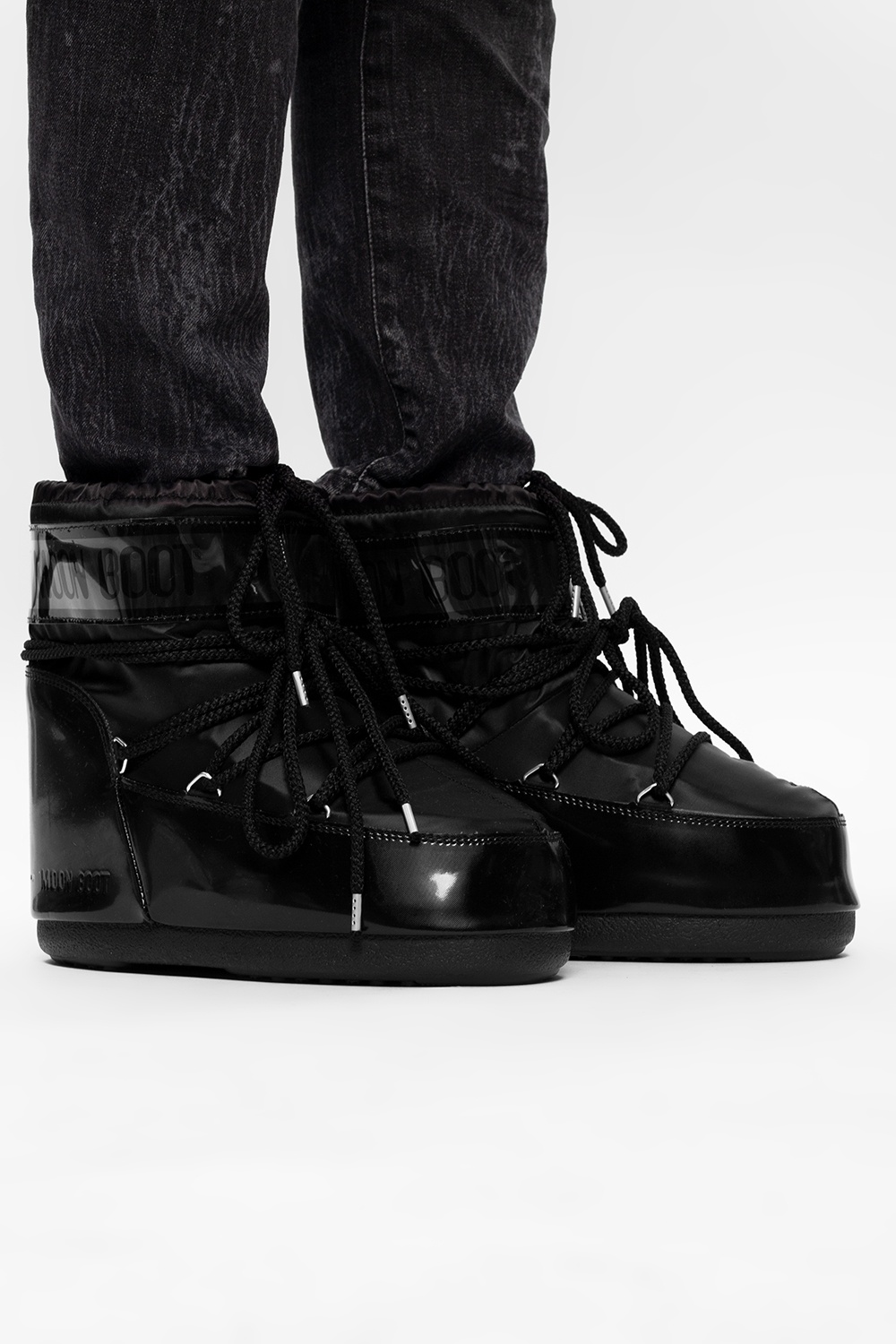 Moon Boot ICON LOW GLANCE - Winter boots - black 