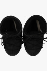 Moon Boot Kids BLACK ‘Icon Low’ snow boots