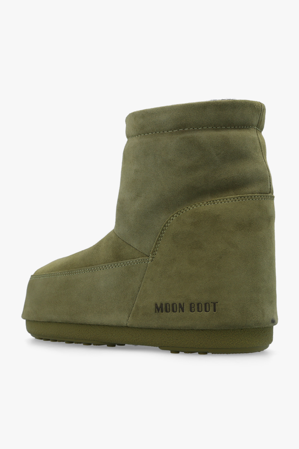 Moon Boot - Khaki Green Logo Snow Boots