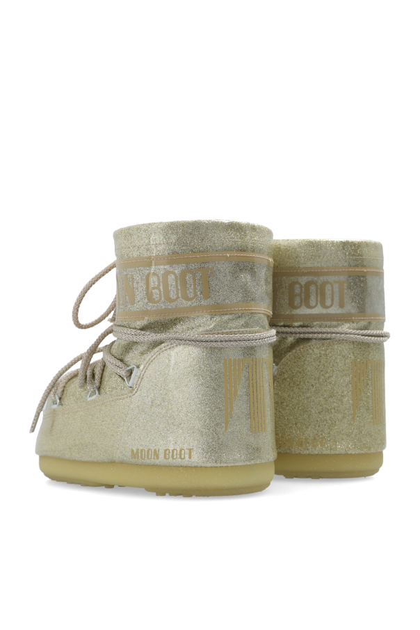 Moon Boot Kids ‘Icon Glitter Low’ snow boots