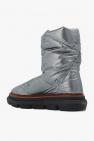 Tory Burch SILVER Quilted snow boots