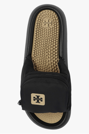 Tory Burch Slides with logo