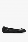 Tory Burch BLACK ‘Minnie’ leather ballet flats