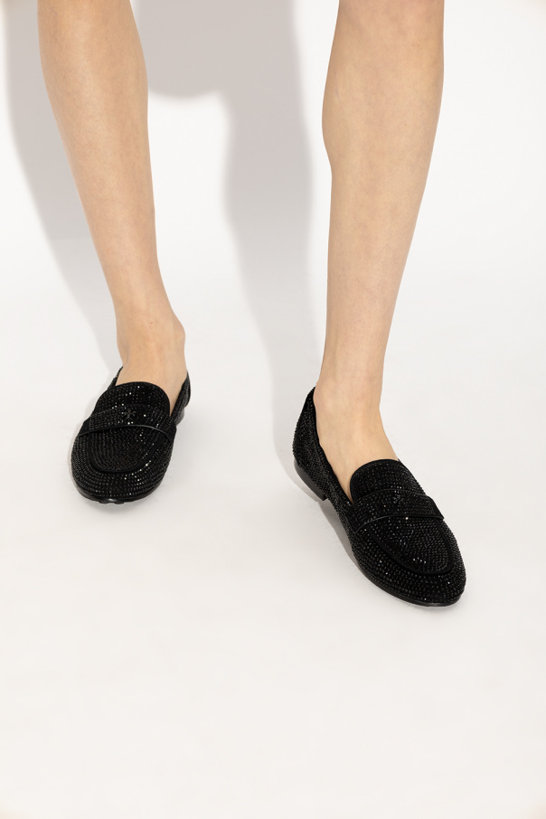 Tory Burch Zamszowe buty typu ‘loafers’