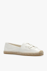 Tory Burch cream Espadrilles with logo