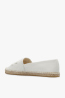 Tory Burch cream Espadrilles with logo