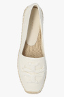 Tory Burch cream Espadrilles with logo