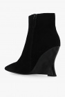 Tory Burch BLACK Suede wedge boots