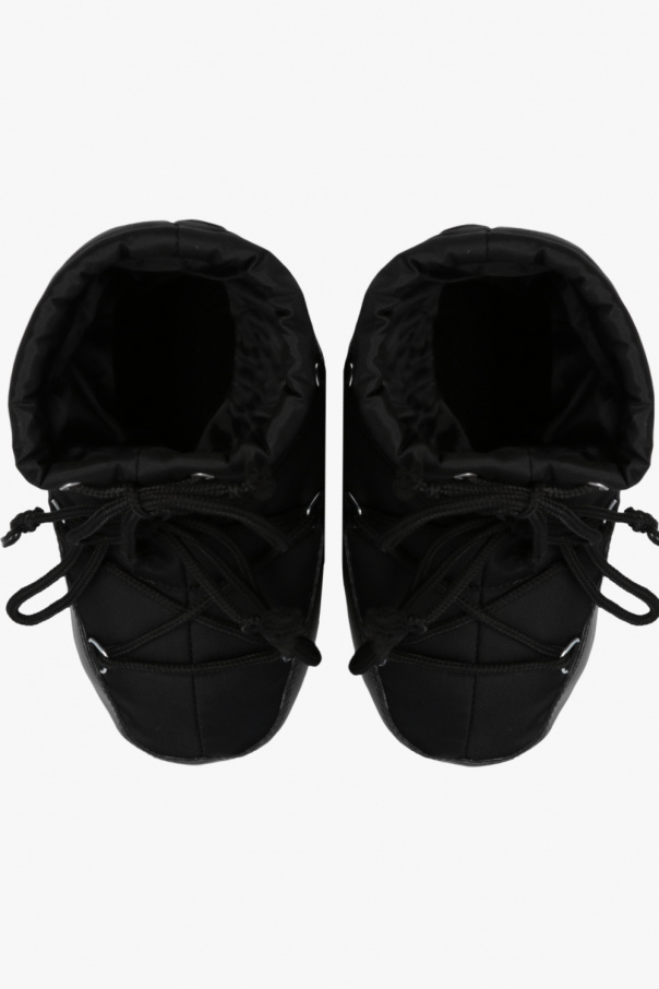 gianvito rossi 105 metallic leather sandals ‘Light Low Nylon’ snow boots