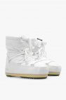 Moon Boot Kids WHITE ‘Light Low Nylon’ snow boots