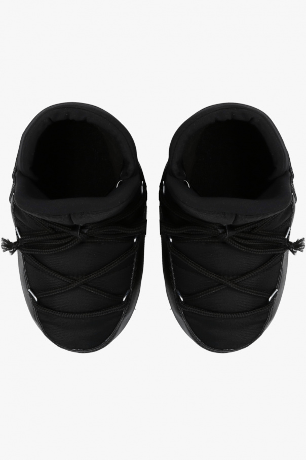 Prada feather-trimmed satin sandals ‘Pumps Nylon’ snow boots