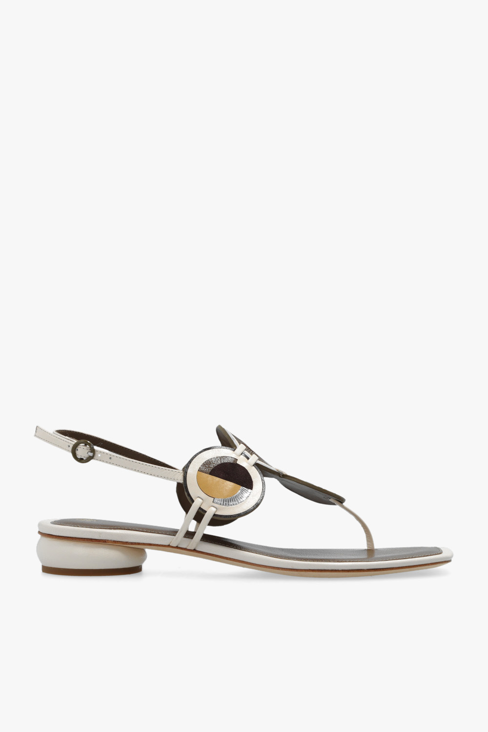 Cream 'Marquetry' sandals Tory Burch - Vitkac Australia