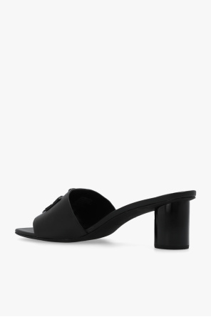 Tory Burch Leather heeled slides