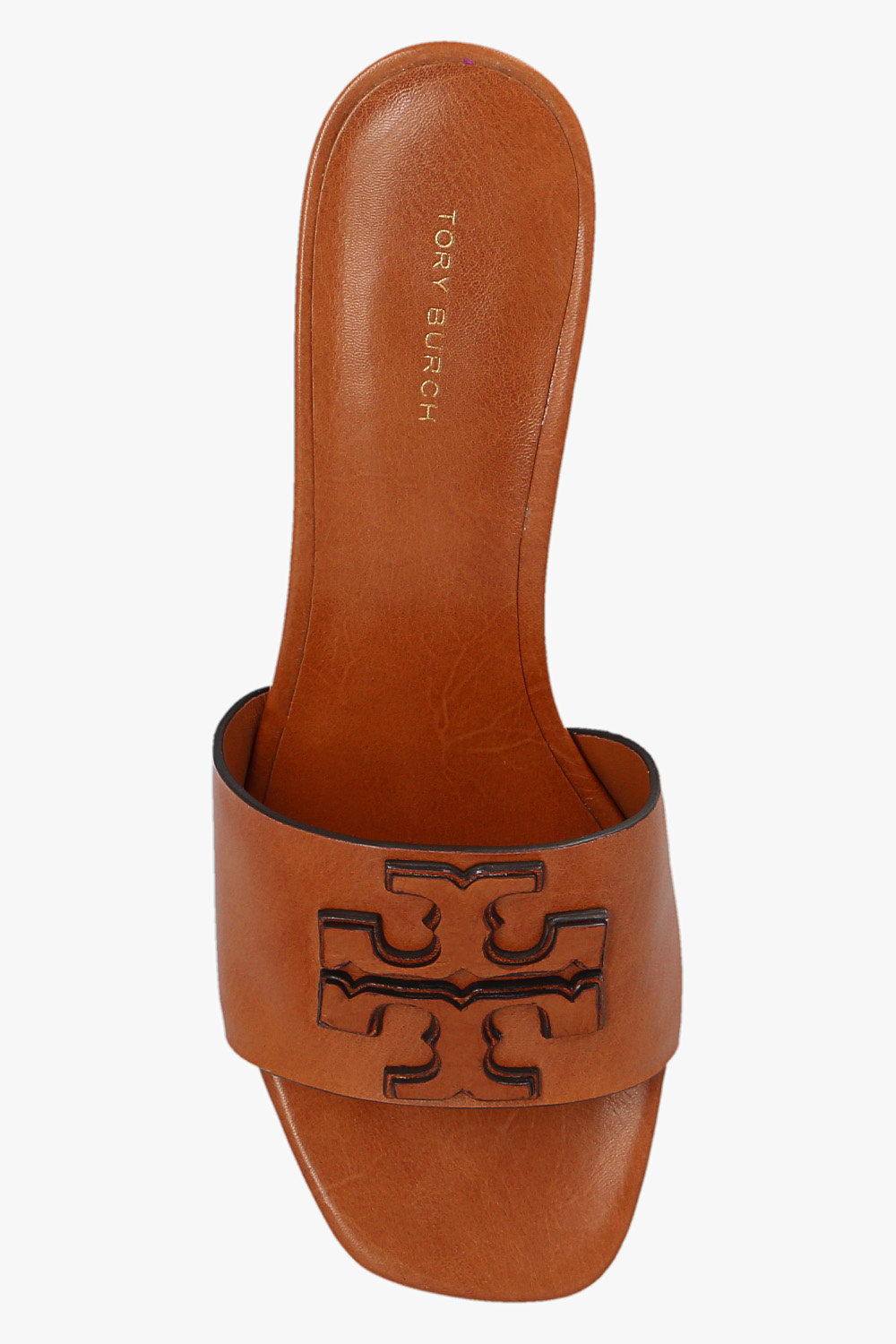 Brown Leather heeled mules Tory Burch - Vitkac KR