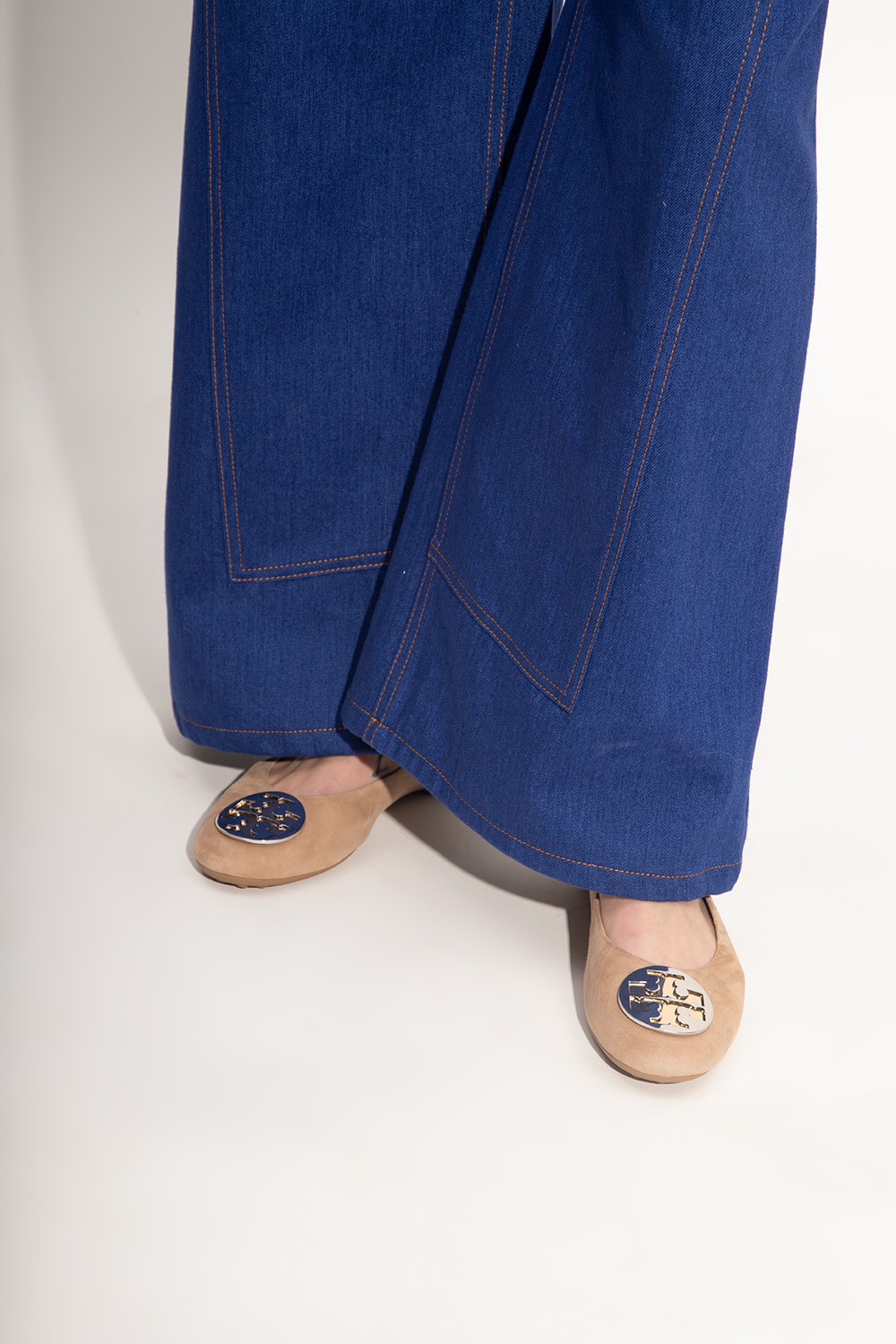 Tory Burch ‘Claire’ suede ballet flats