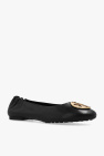 Tory Burch BLACK ‘Claire’ leather ballet flats