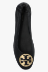 Tory Burch BLACK ‘Claire’ leather ballet flats