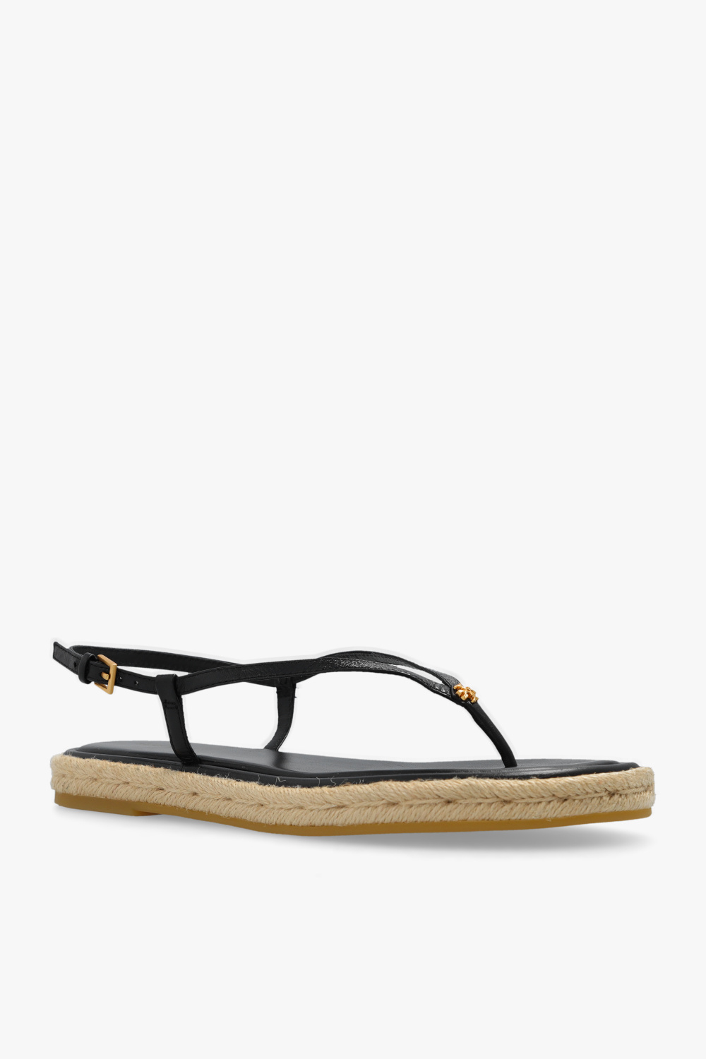 Black Leather sandals Tory Burch - Vitkac TW