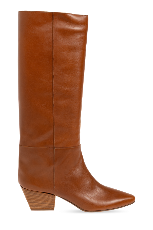 Leather heeled boots od forte_forte