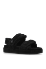 Tory Burch BLACK ‘Kira’ sandals with logo