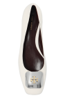 Tory Burch WHITE ‘Georgia’ leather ballet flats