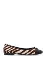Tory Burch BROWN ‘Cap-Toe’ ballet flats