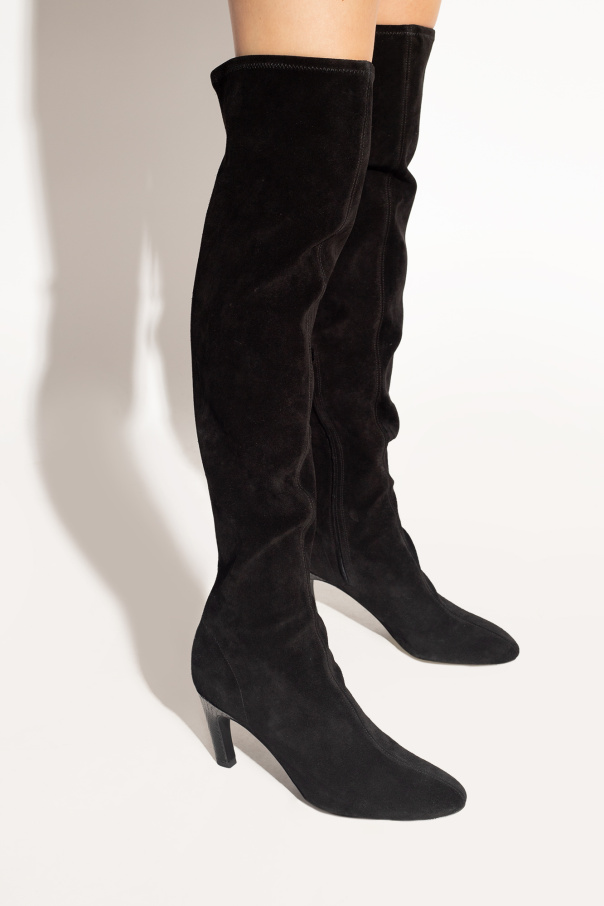 Tory Burch Suede heeled knee-high boots